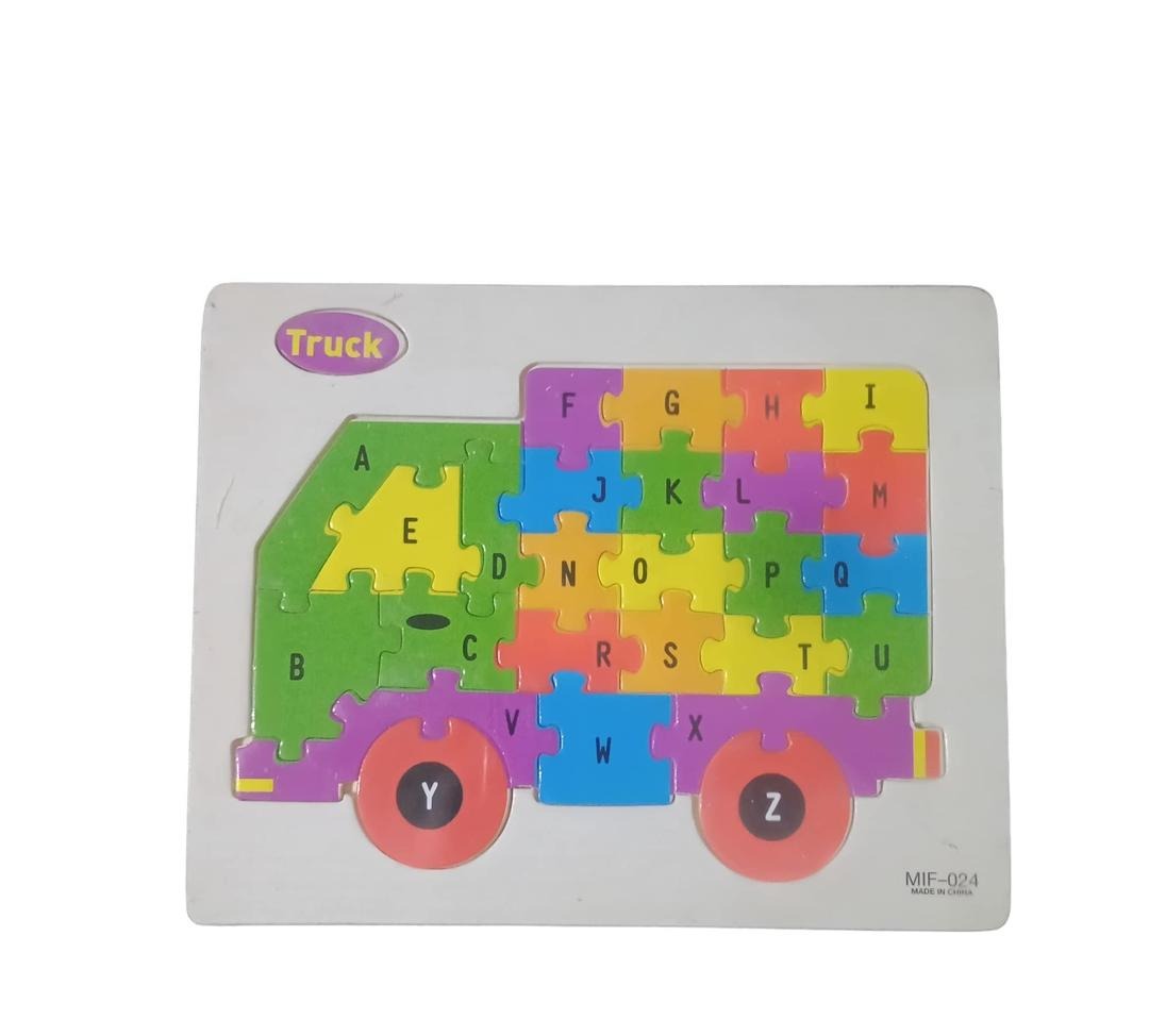 Wooden Alphabet Puzzle Board A-Z Learning Toy Kids Educational Trend-ify