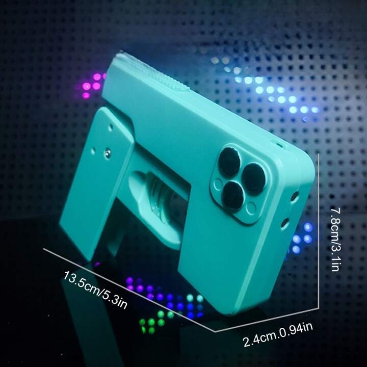 Creative Folding iPhone Toy Water Gun β Long Range Manual Water Blaster Toy for Kids and Adults