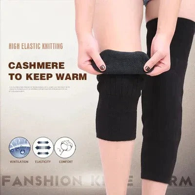 Thermal knee warmers for winter by Trend-ify – soft stretchable warm knee support for men and women