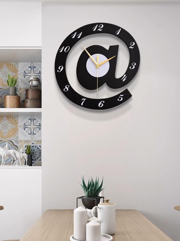 @ sign 3d wooden wall clock modern decorative home office wall art