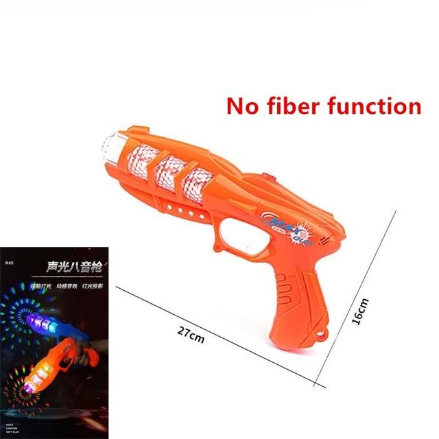 Electric Music Projection Colorful Light Toy Gun Battery Operated - Trend-ify