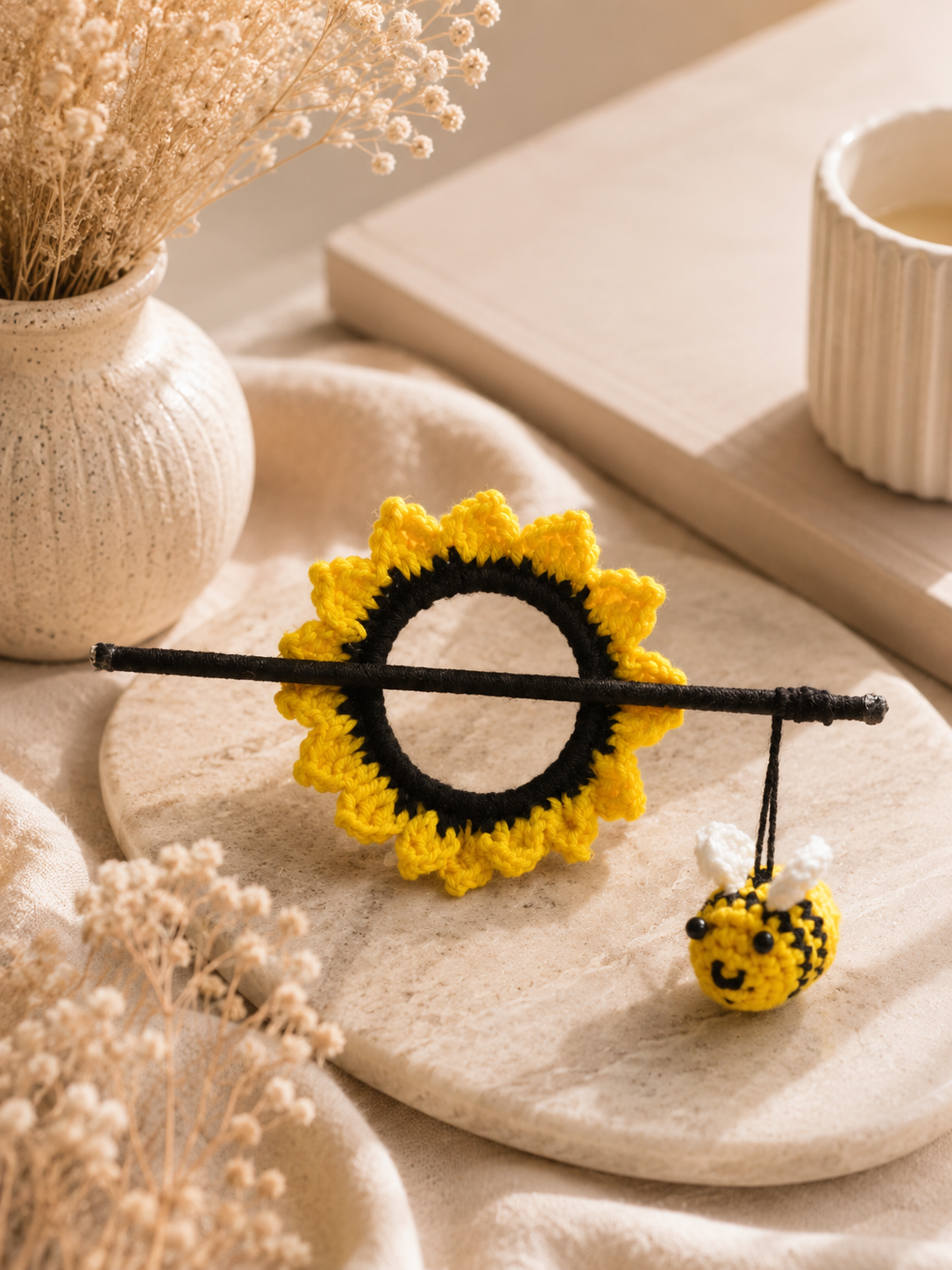 Handmade Crochet Hair Bun Cover | Elegant Bun Net for Women