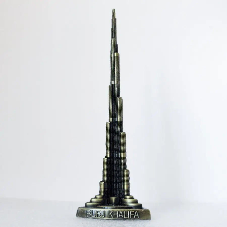 metal burj khalifa model 9 inch luxury home office decor
