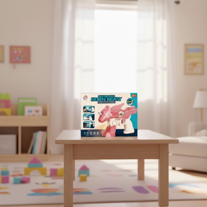 B/O Horn Beast Transformation Projection Gun battery operated toy for kids β Trend-ify