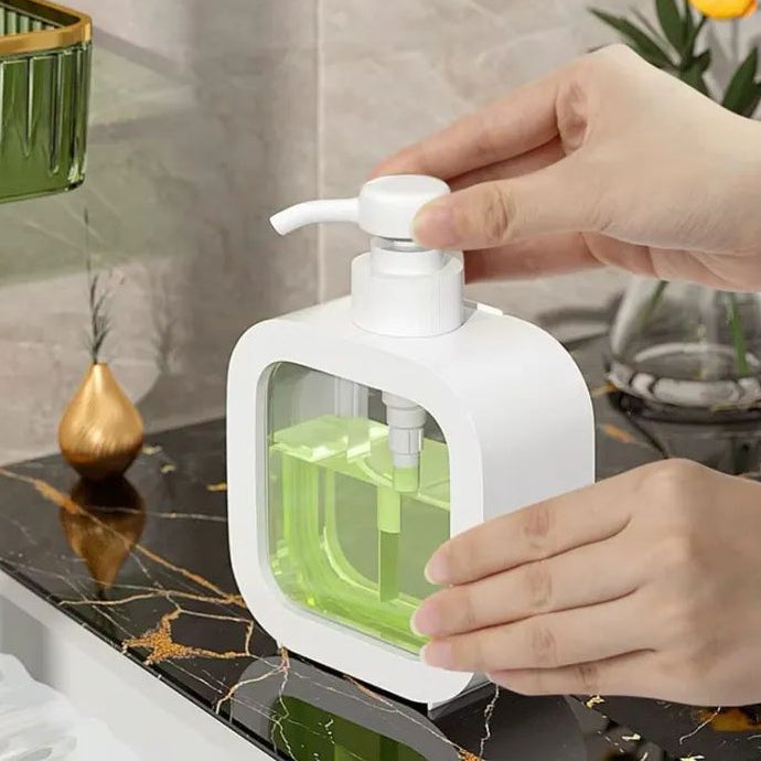 500ml refillable soap dispenser pump bottle for kitchen bathroom sink and shower
