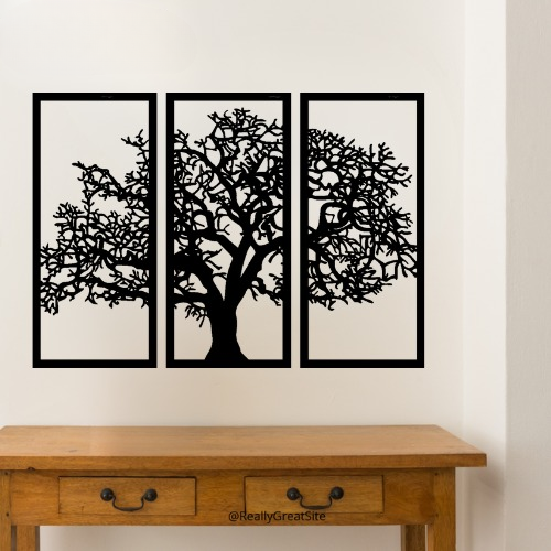 3D Wooden Tree Wall Art – Nature-Inspired Home Decoration by Trend-ify Pakistan