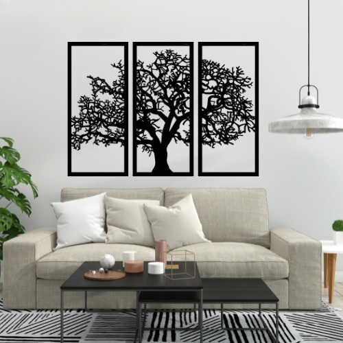3D Wooden Tree Wall Art – Nature-Inspired Home Decoration by Trend-ify Pakistan