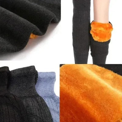 Thermal knee warmers for winter by Trend-ify – soft stretchable warm knee support for men and women