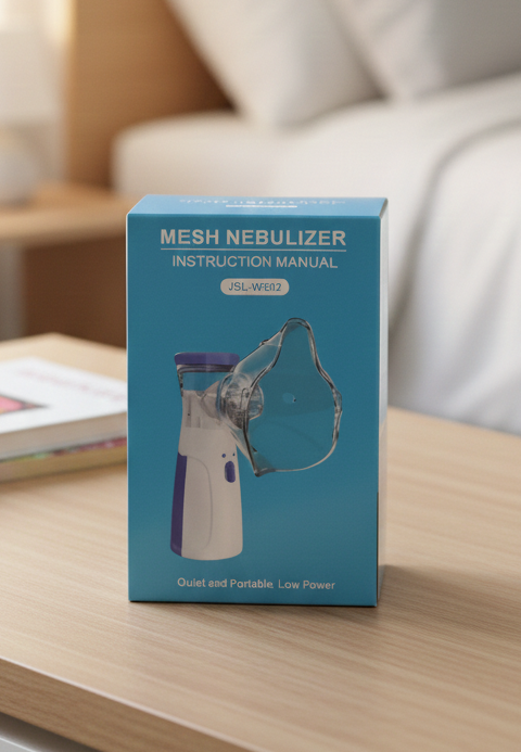 JSL-W302 portable mesh nebulizer quiet battery operated respiratory inhaler for adults and kids
