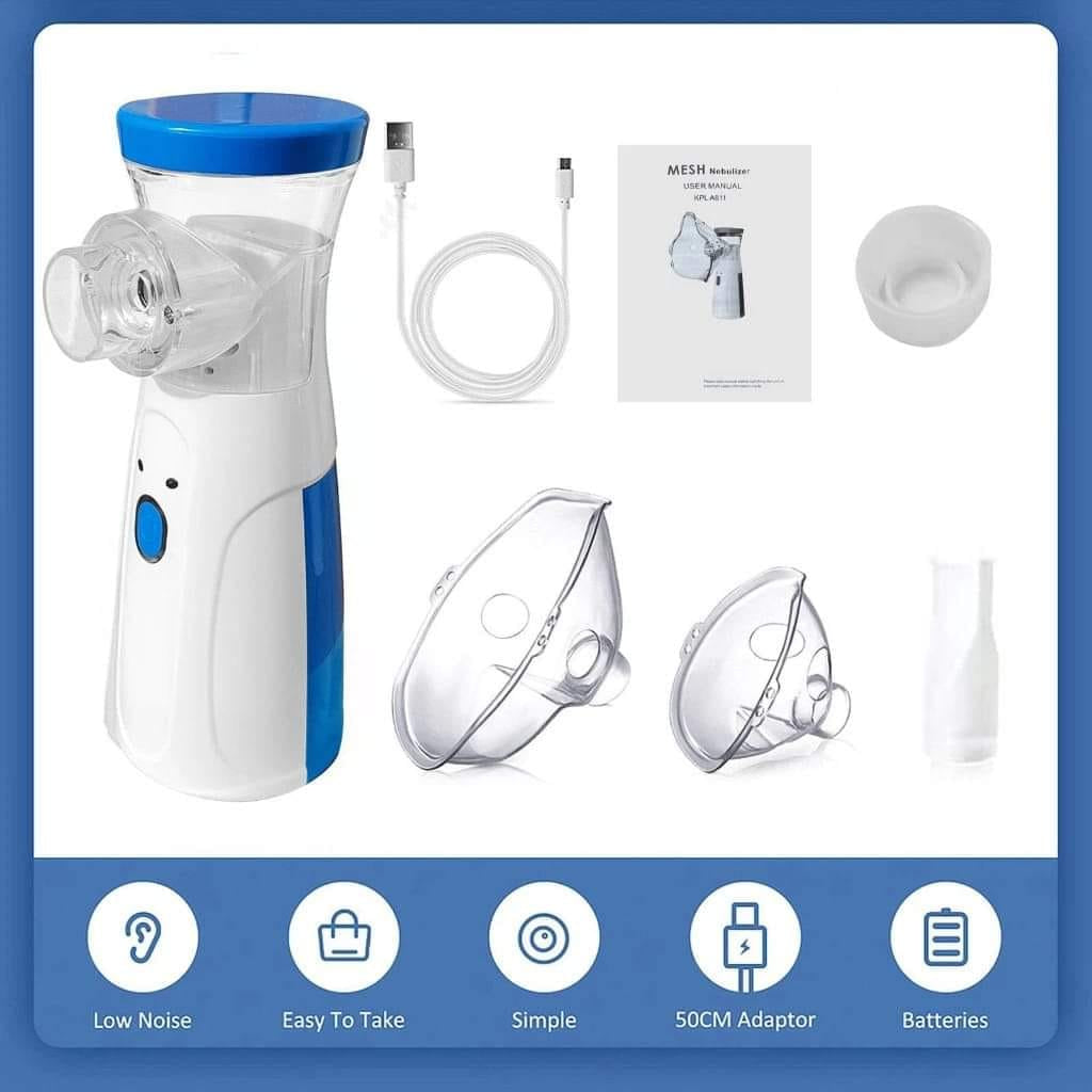JSL-W302 portable mesh nebulizer quiet battery operated respiratory inhaler for adults and kids