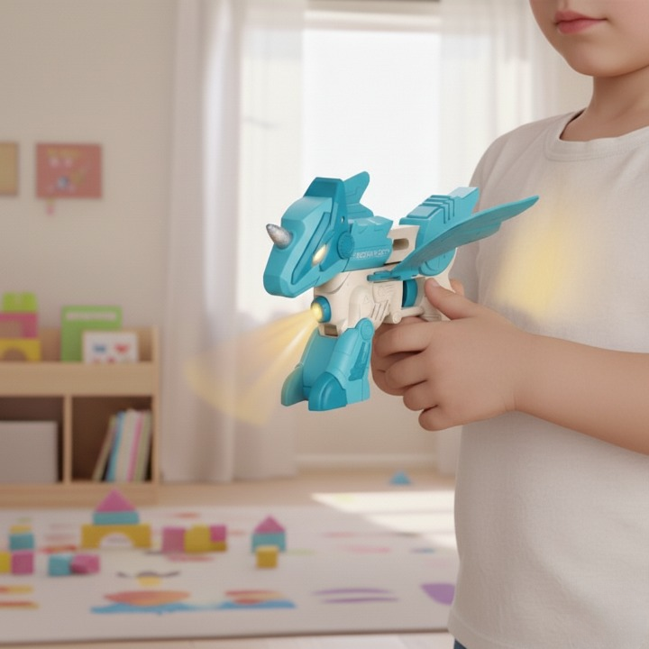 B/O Horn Beast Transformation Projection Gun – Battery Operated Toy