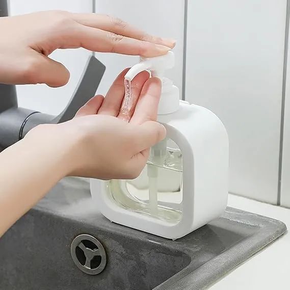 500ml refillable soap dispenser pump bottle for kitchen bathroom sink and shower